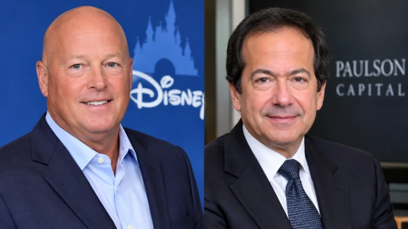 Bob Chapek and John Paulson