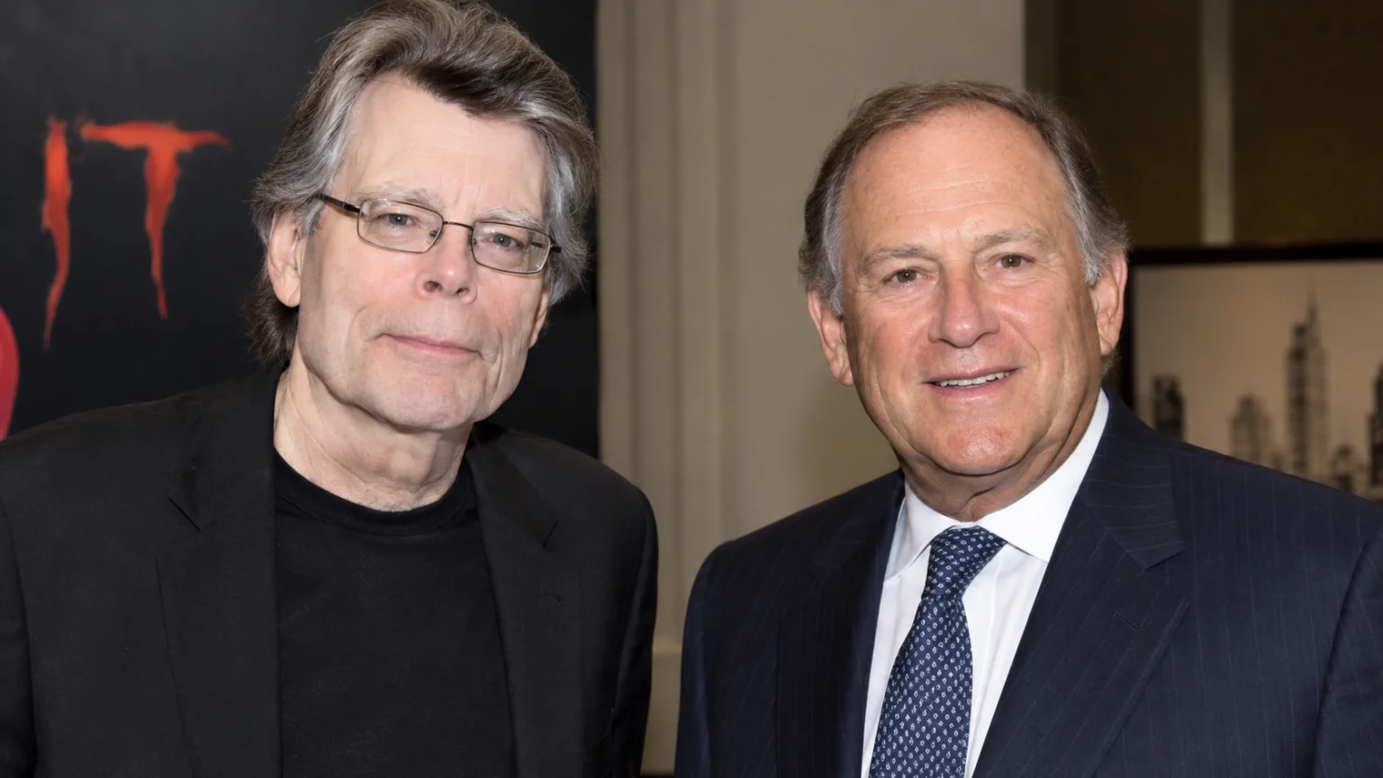Stephen King and Richard LeFrak